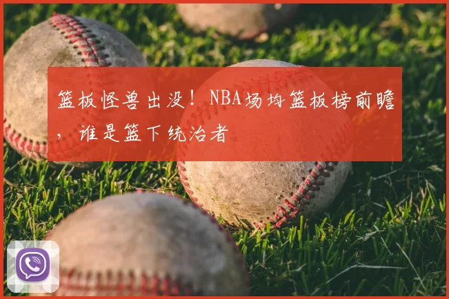 篮板怪兽出没!NBA场均篮板榜前瞻,谁是篮下统治者